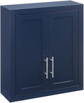 White Wall Mounted Bathroom Storage Medicine Cabinet with Shelves Z85442