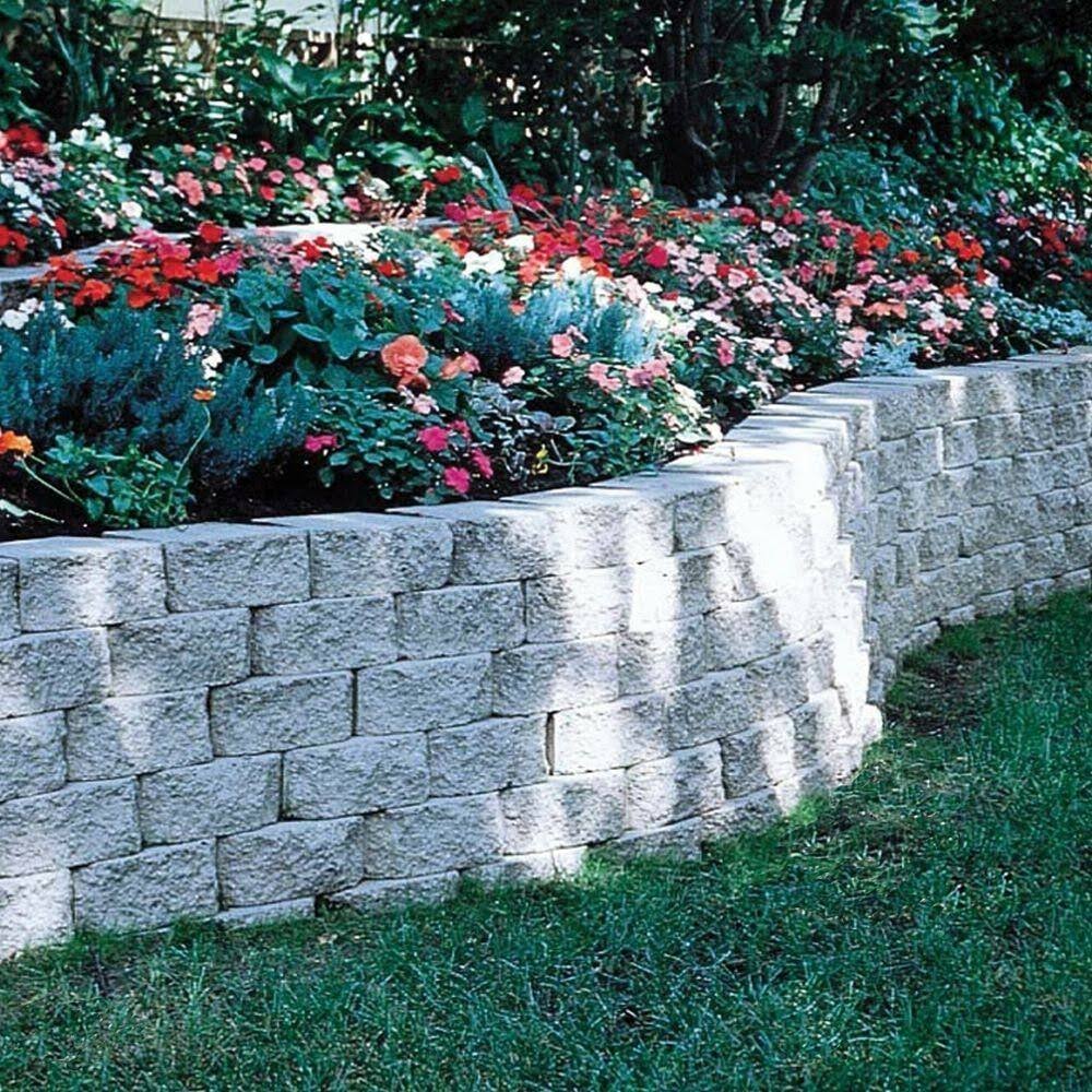 Landscape Retaining Wall Block 4 in. x 11.75 in. x 6.75 in. Textured A8340