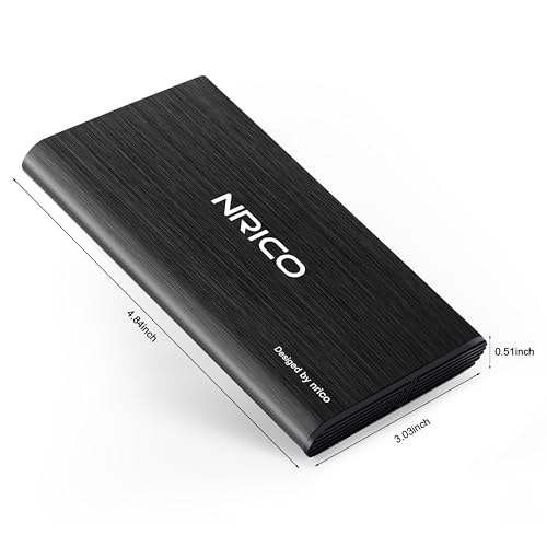Ultra Slim 500GB Portable External Hard Drive HDD Storage Black P896
