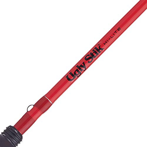 6' 2-Piece Graphite & Fiberglass Spincast Fishing Rod and Reel Combo R480