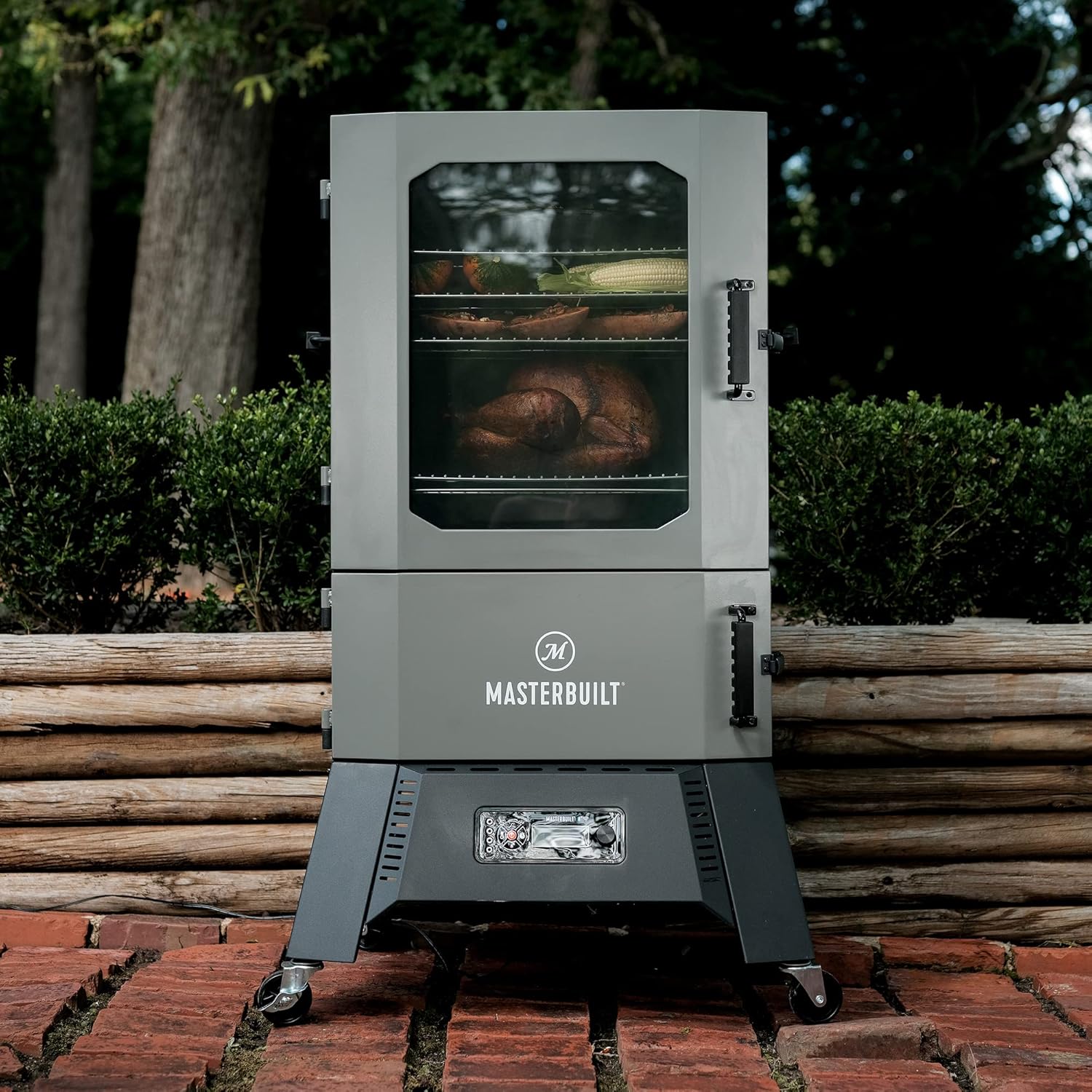 40-inch Digital Charcoal Vertical BBQ Smoker with WiFi Control V252