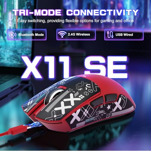 Berry Red Wireless Gaming Mouse W86243