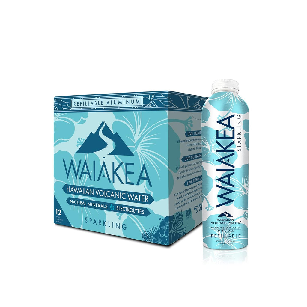 670ml Refillable Aluminum 12-pack Volcanic Water B284771