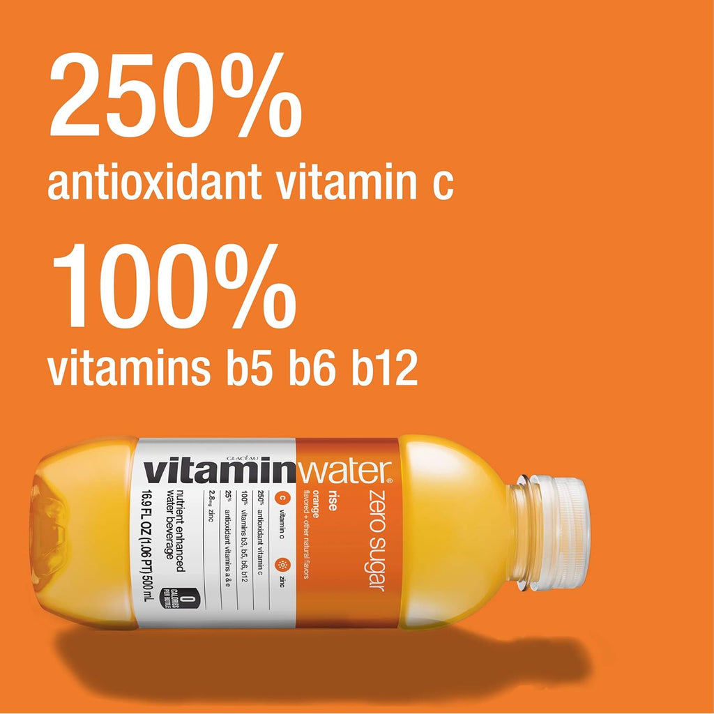 16.9 Fl Oz Pack of 24 Electrolyte Enhanced Orange Water I227