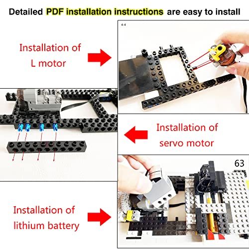 3 Motors Motor Set Compatible with Lego 42141 N31448