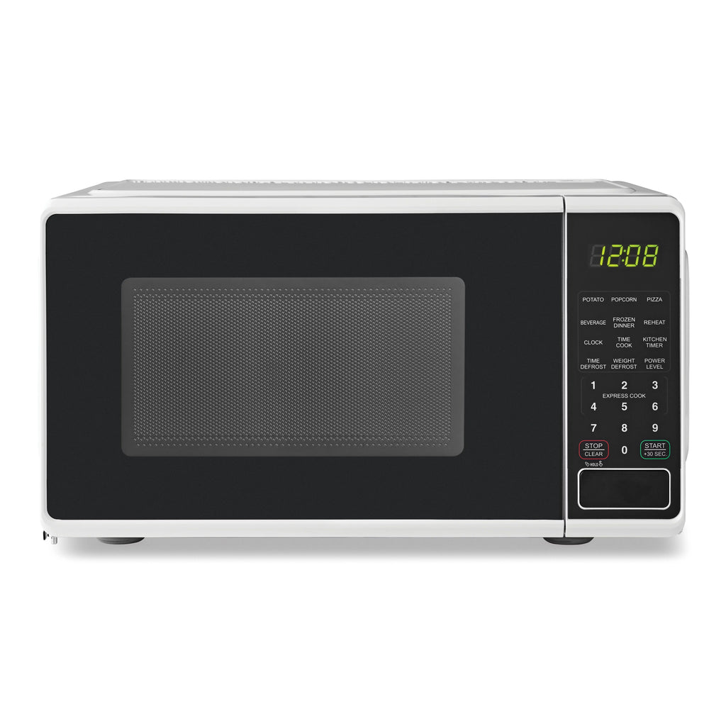 Compact Countertop Microwave and Mini Fridge Bundle M98511