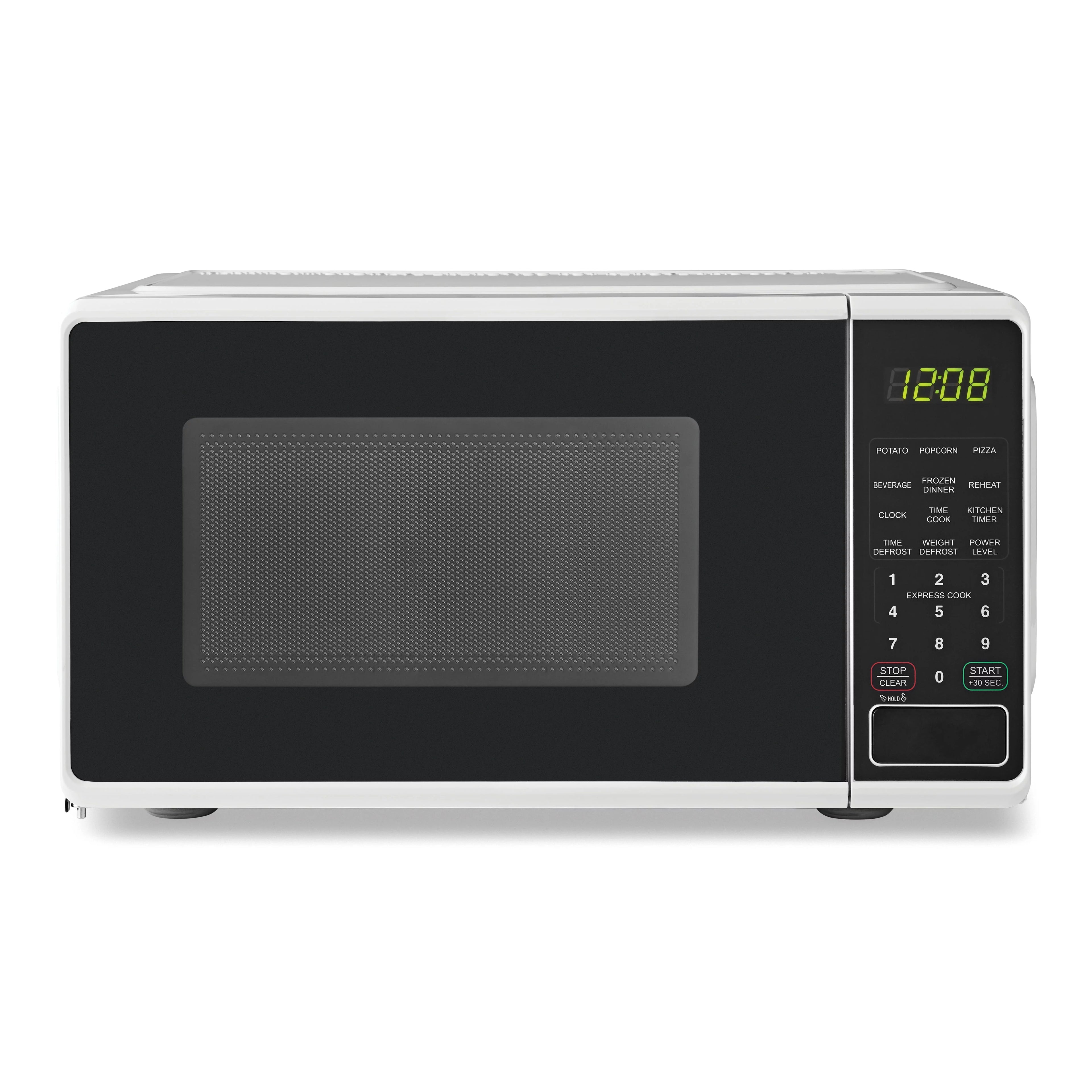 Compact Countertop Microwave and Mini Fridge Bundle M98511
