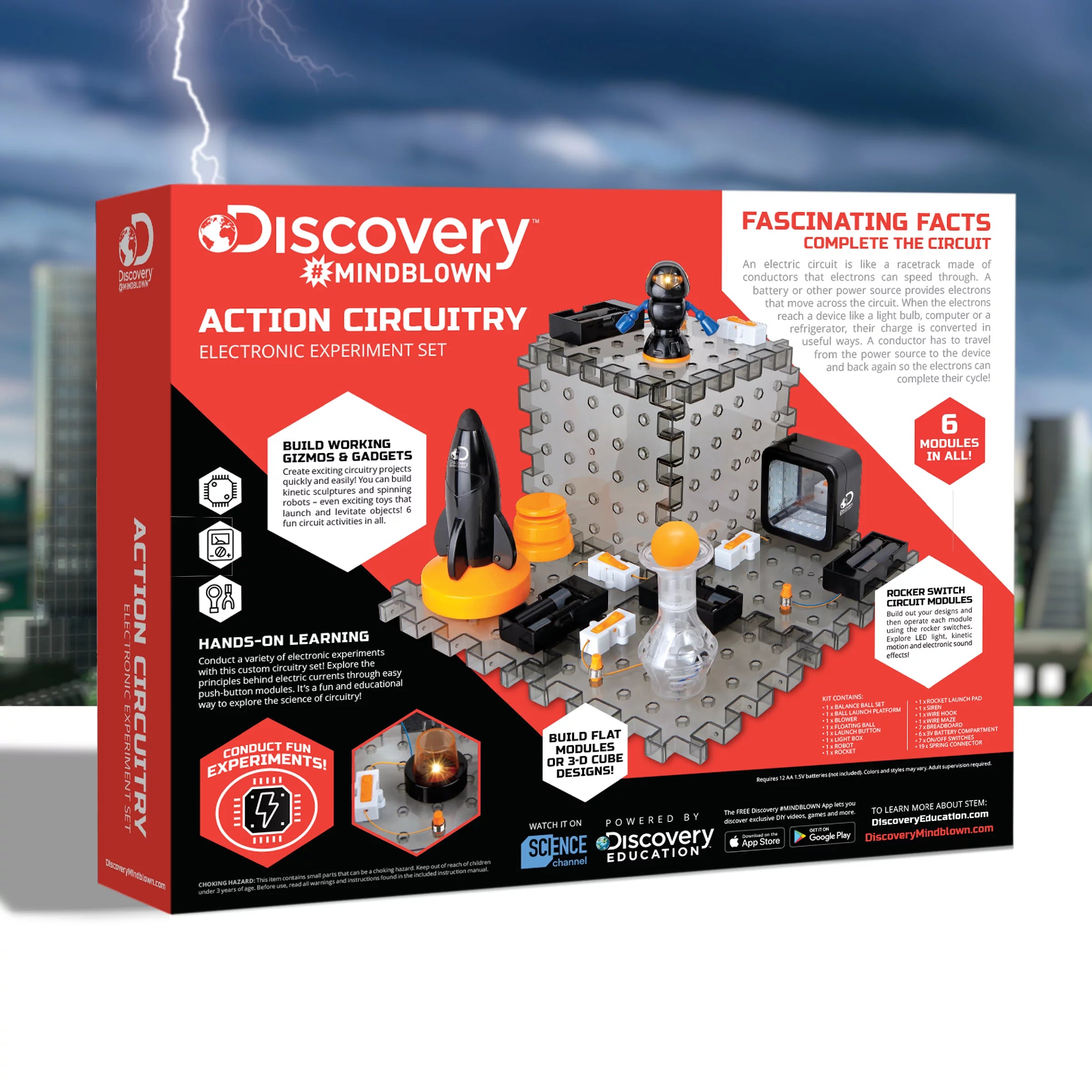 Action Circuitry Electronic Experiment STEM Science Kit V964