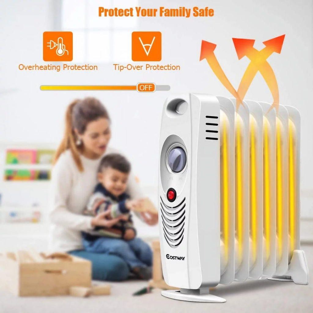 Portable Mini Electric Oil Filled Radiator Heater T645457