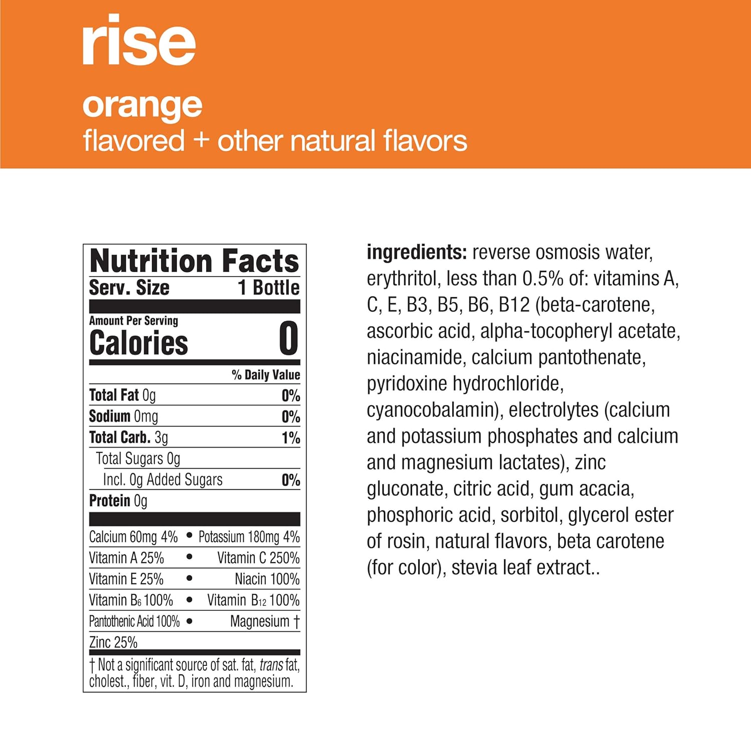 16.9 Fl Oz Pack of 24 Electrolyte Enhanced Orange Water I227