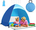 Pop Up Beach Tent, UPF 50+, Waterproof, with Carry Bag J83637