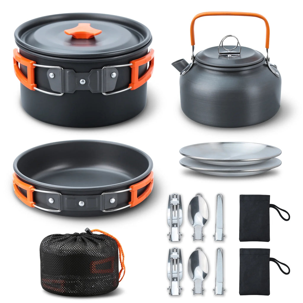 16pcs Camping Cookware Set D832