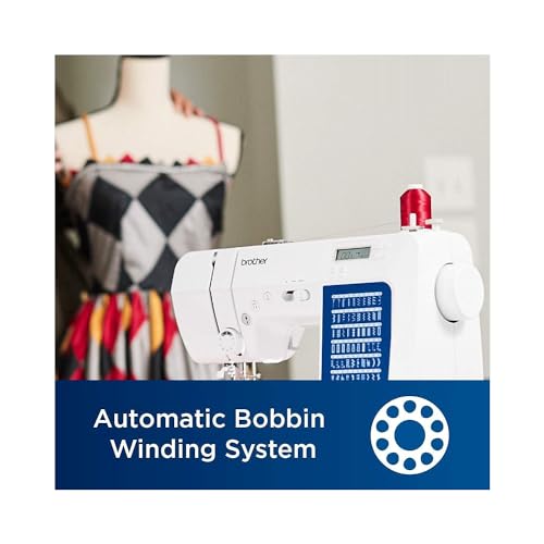 Computerized Sewing and Quilting Machine, 70 Built-in Stitches, White Y41760