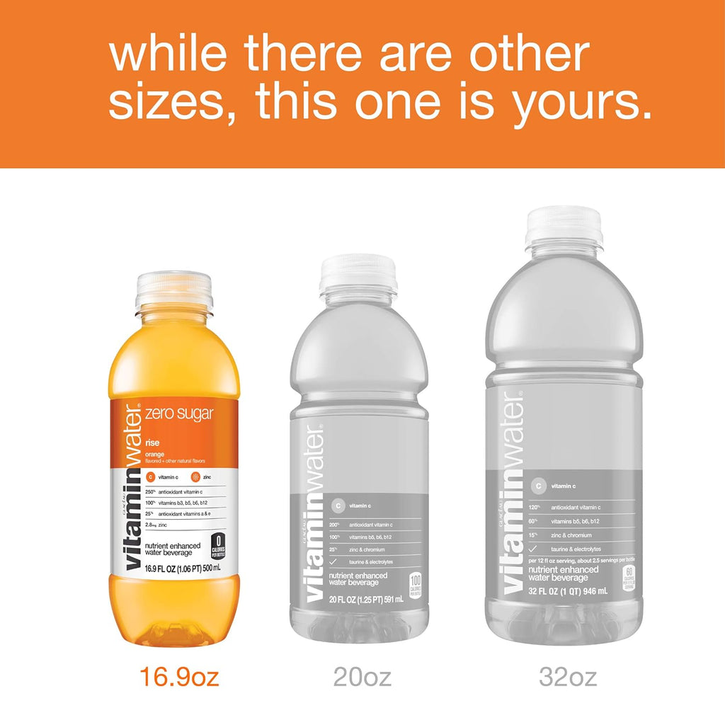 16.9 Fl Oz Pack of 24 Electrolyte Enhanced Orange Water I227