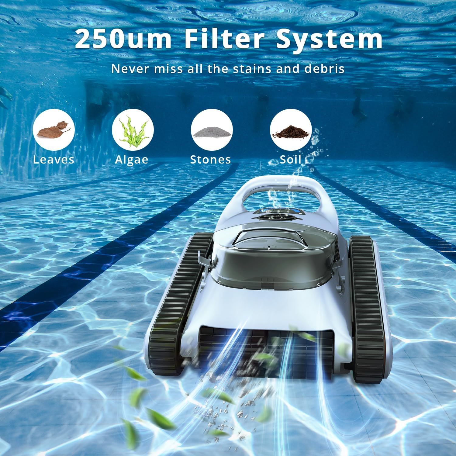 Cordless Robotic Pool Cleaner P698