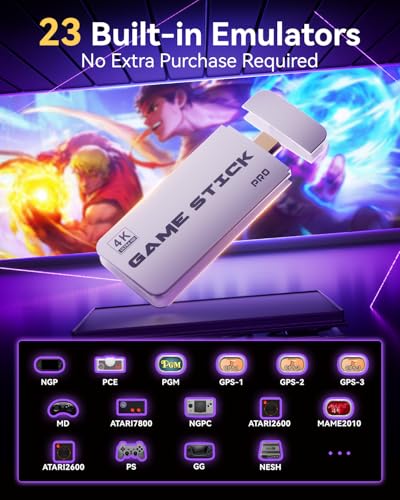 4K HDMI Retro Gaming Console with 20,000+ Built-in Classic Video Games T95170