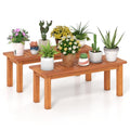 Wooden Plant Stand with Teak Oil Finish D925