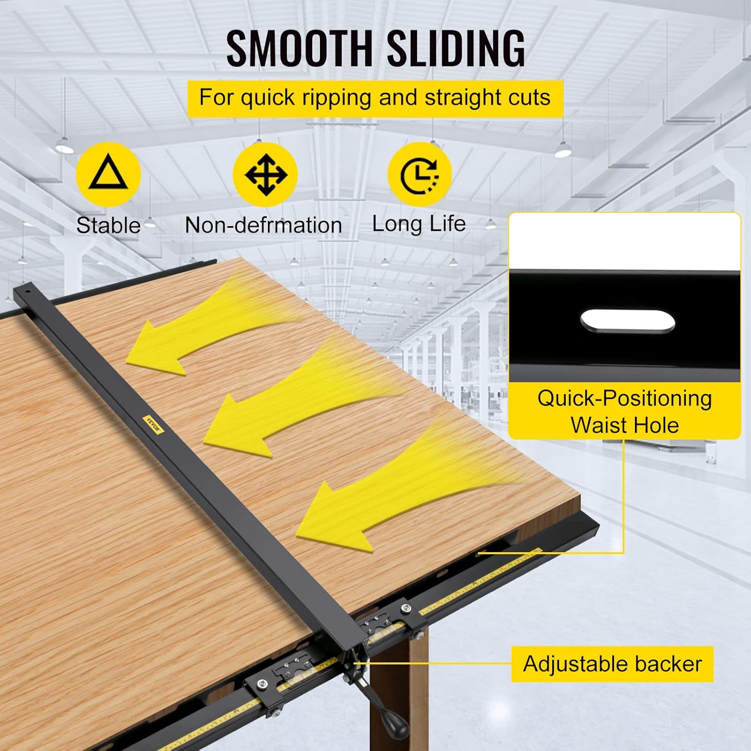 57×57 Table Saw Fence System with Front Guide Bar M141