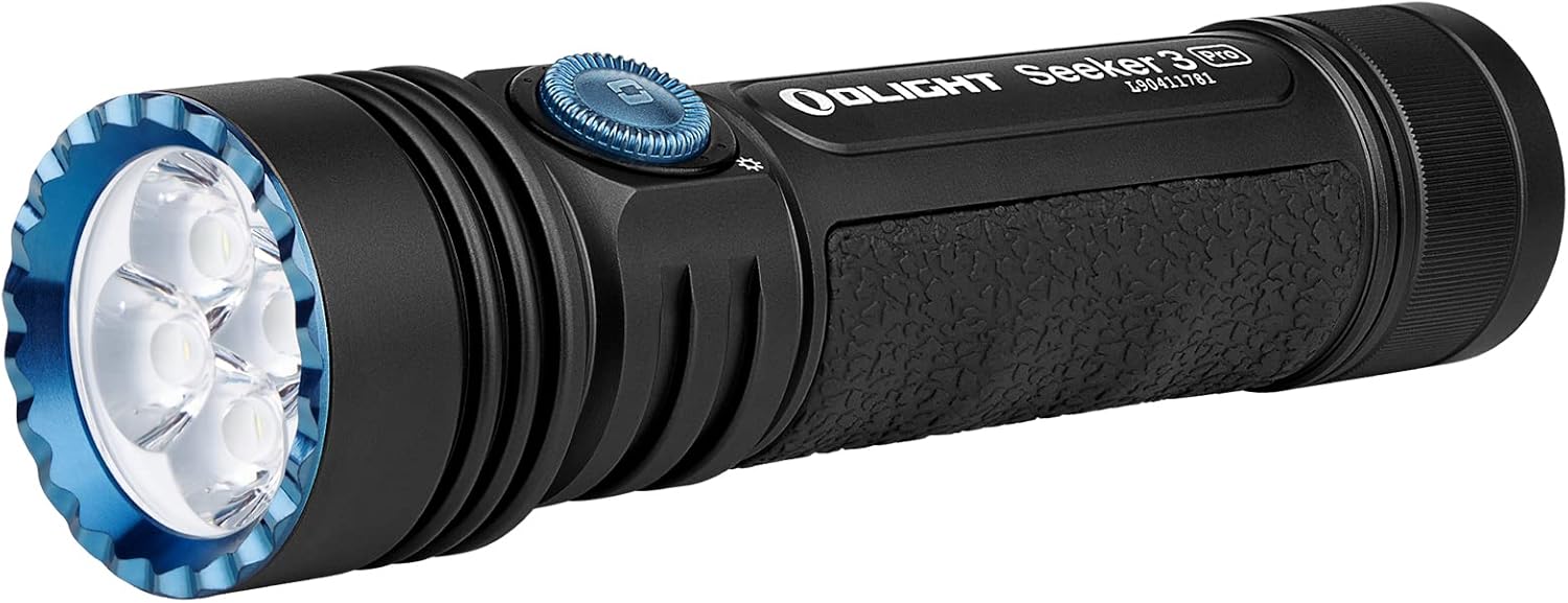 4200 Lumens Rechargeable Flashlight (Black) P687164