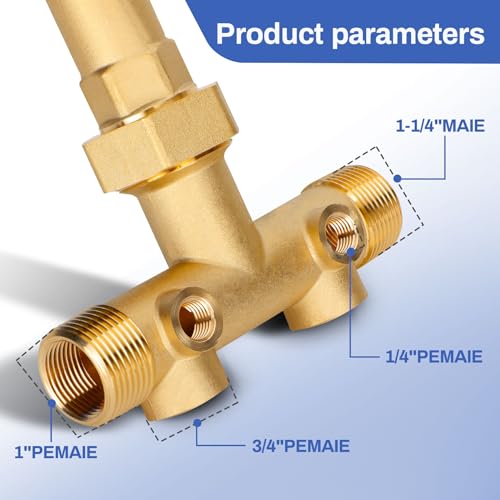 Pressure Tank Tee Kit with 1" Tee & 40-60Psi Pressure Switch Z349643