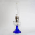 Clear Glass with Nickel Trim Oil Lamp B58175