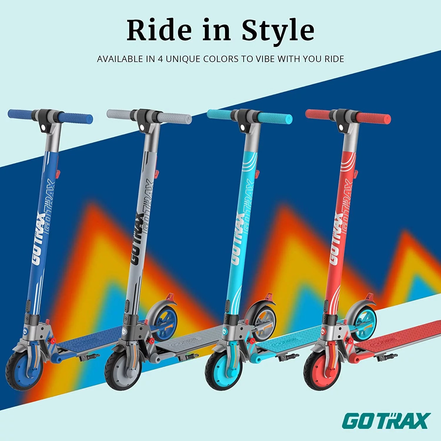 Blue 200W 6.5" Tires Foldable Electric Scooter O507