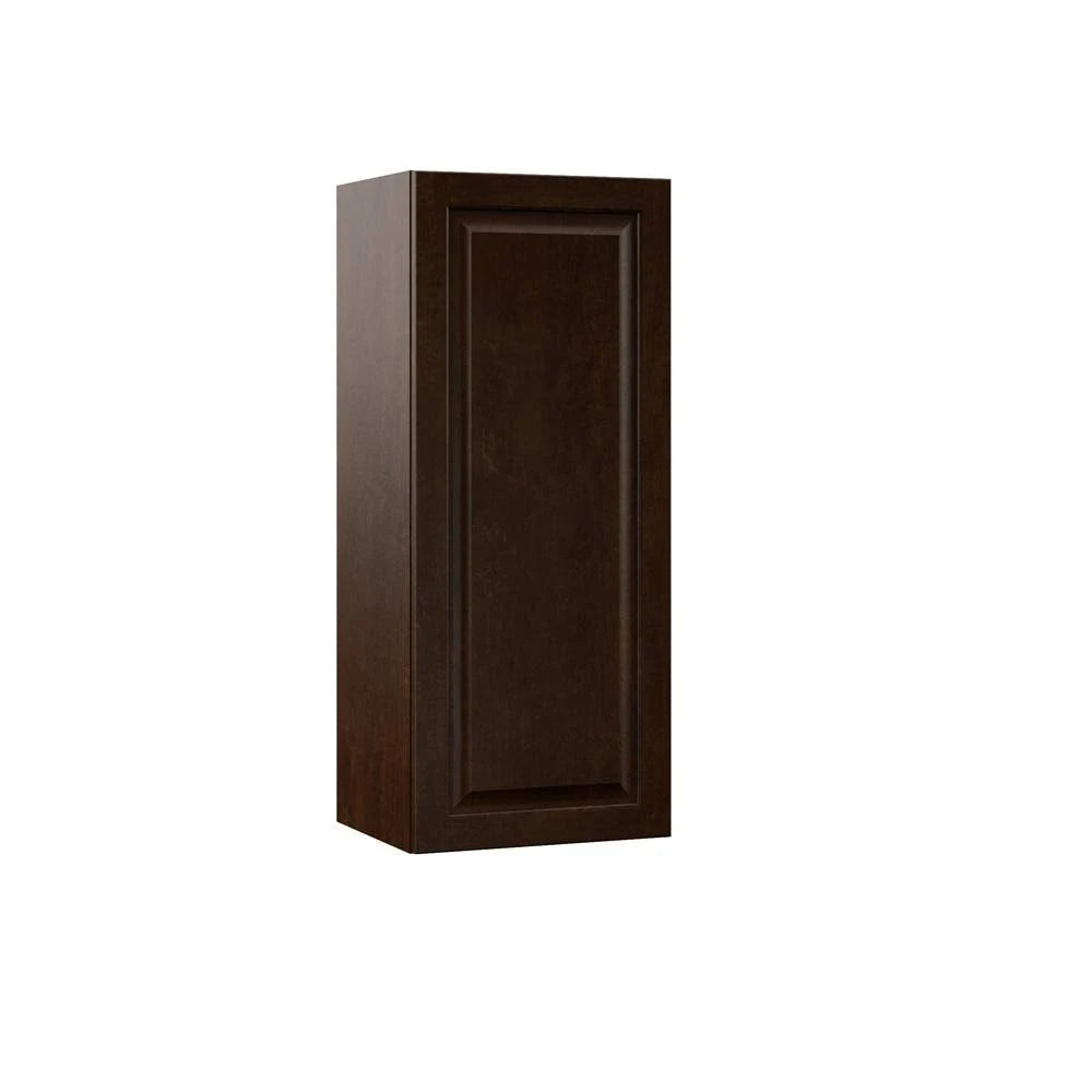 15x36x12 in. Espresso Brown Wall Kitchen Cabinet Q36359
