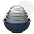 12 Piece Plastic Nesting Bowls Set with Lids T78629