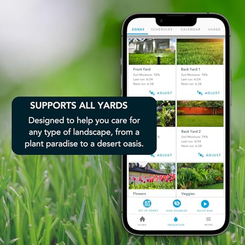 WiFi Smart Sprinkler Controller 8-Zone Irrigation Remote Control R9695