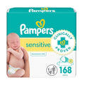 Pampers Sensitive Baby Wipes, Water Based, Hypoallergenic and Unscented, 16 Flip-Top Packs (1344 Wipes Total) S848
