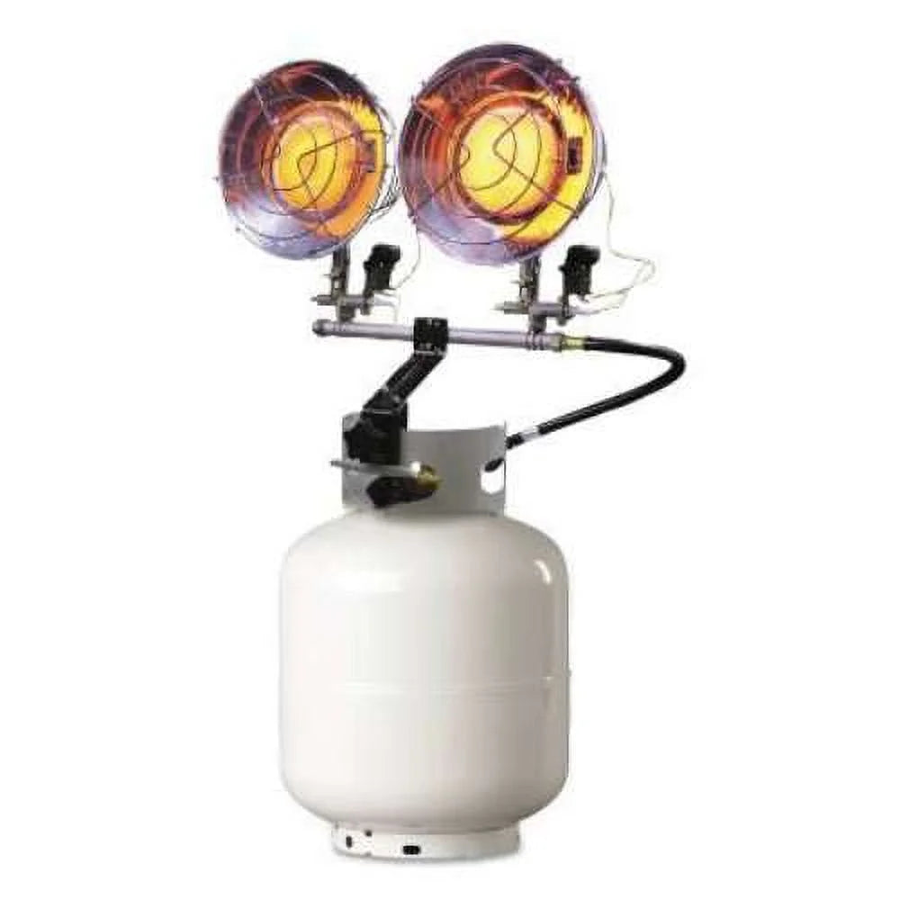 Portable Propane Radiant Heater, 20,000 Btu/h, 15 h B1143