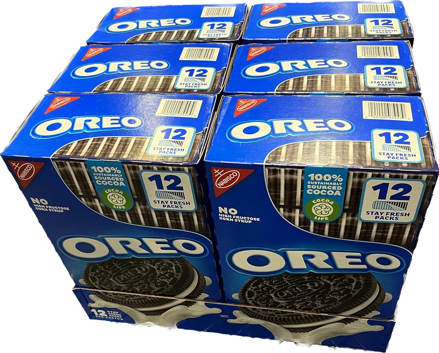 6 Pack 3.92 Lbs Chocolate Sandwich Cookies D84364