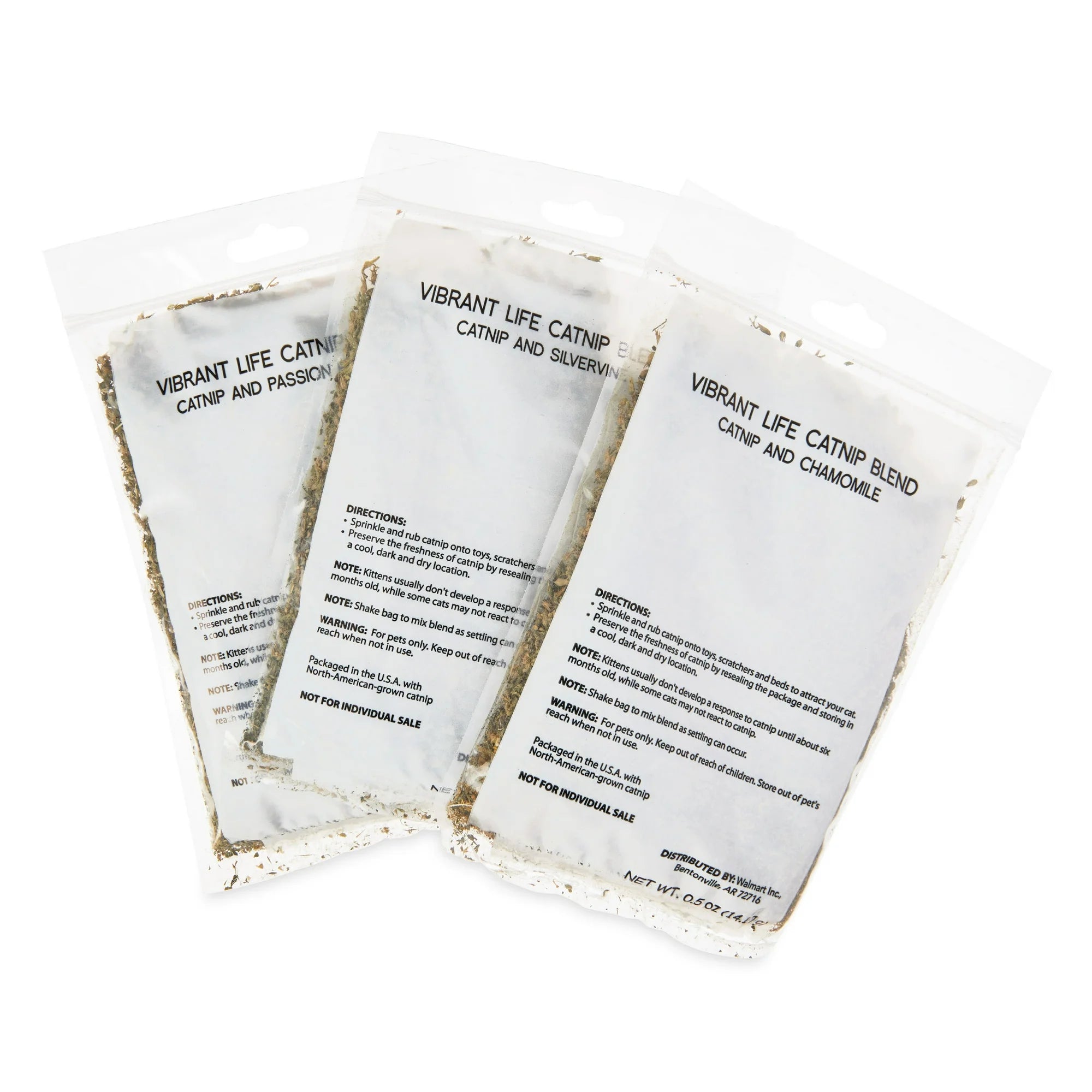 3 Pack 0.5 oz Catnip Blends R752005