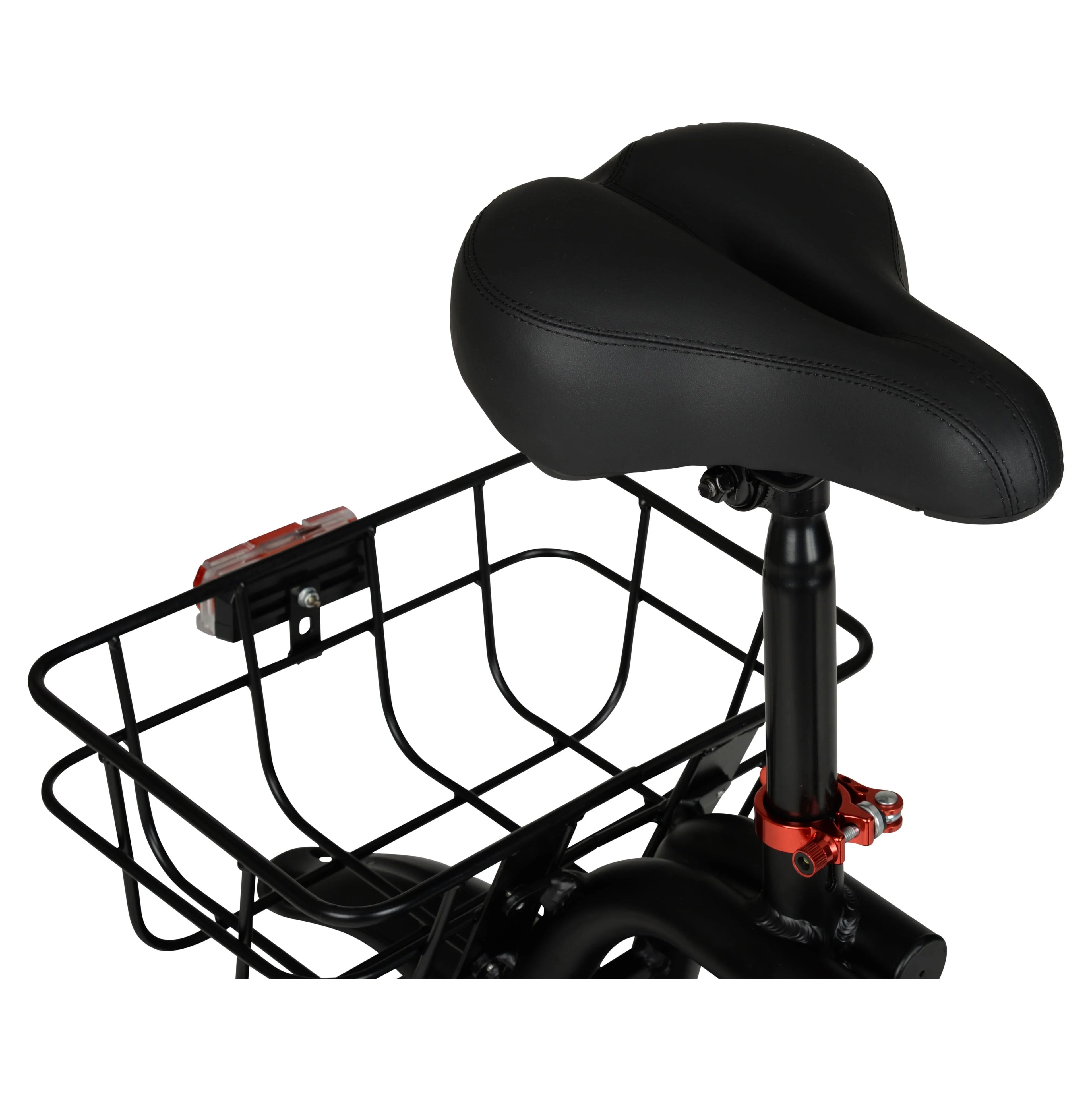 36V Seated Electric Scooter with Basket, 250W Motor, Max Speed 15mph K1898