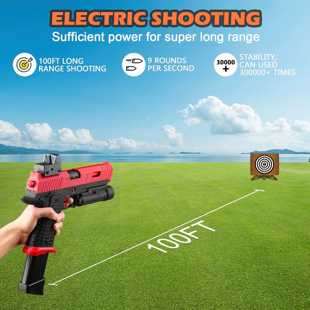Full Auto Splat-Blaster includes Drum and Goggles, red D188406