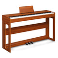 Black 88-Key Weighted Action Electric Piano with 3-Pedal Unit P123
