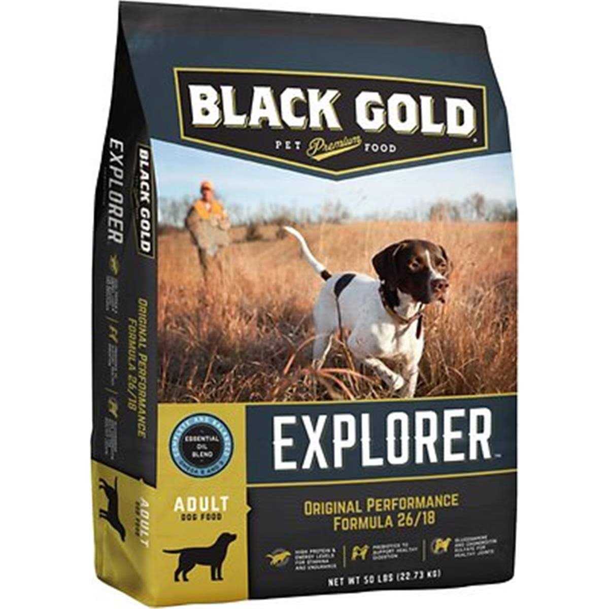 Black Gold Explorer Dry Dog Food Original Performance Formula D516305