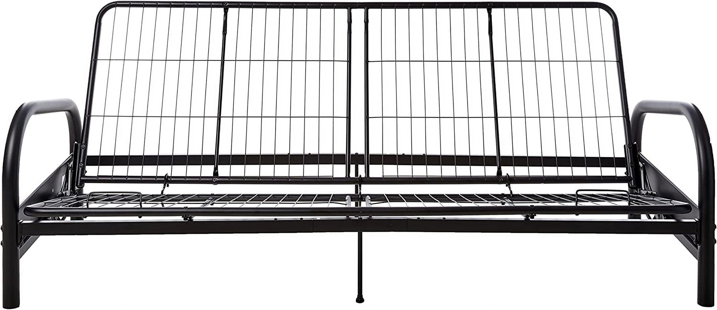 Black Metal Full Sized Futon Frame B316