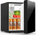 Compact Refrigerator 1.62 Cu Ft Mini Refrigerator with Freezer Single Door Black D60641