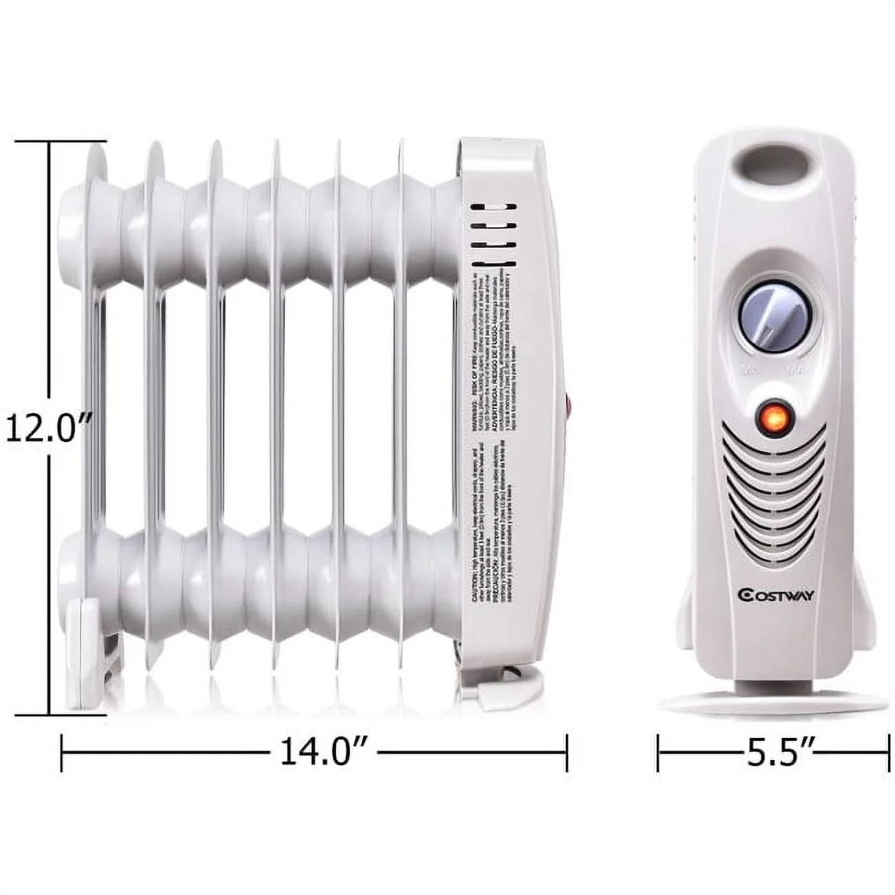 Portable Mini Electric Oil Filled Radiator Heater T645457