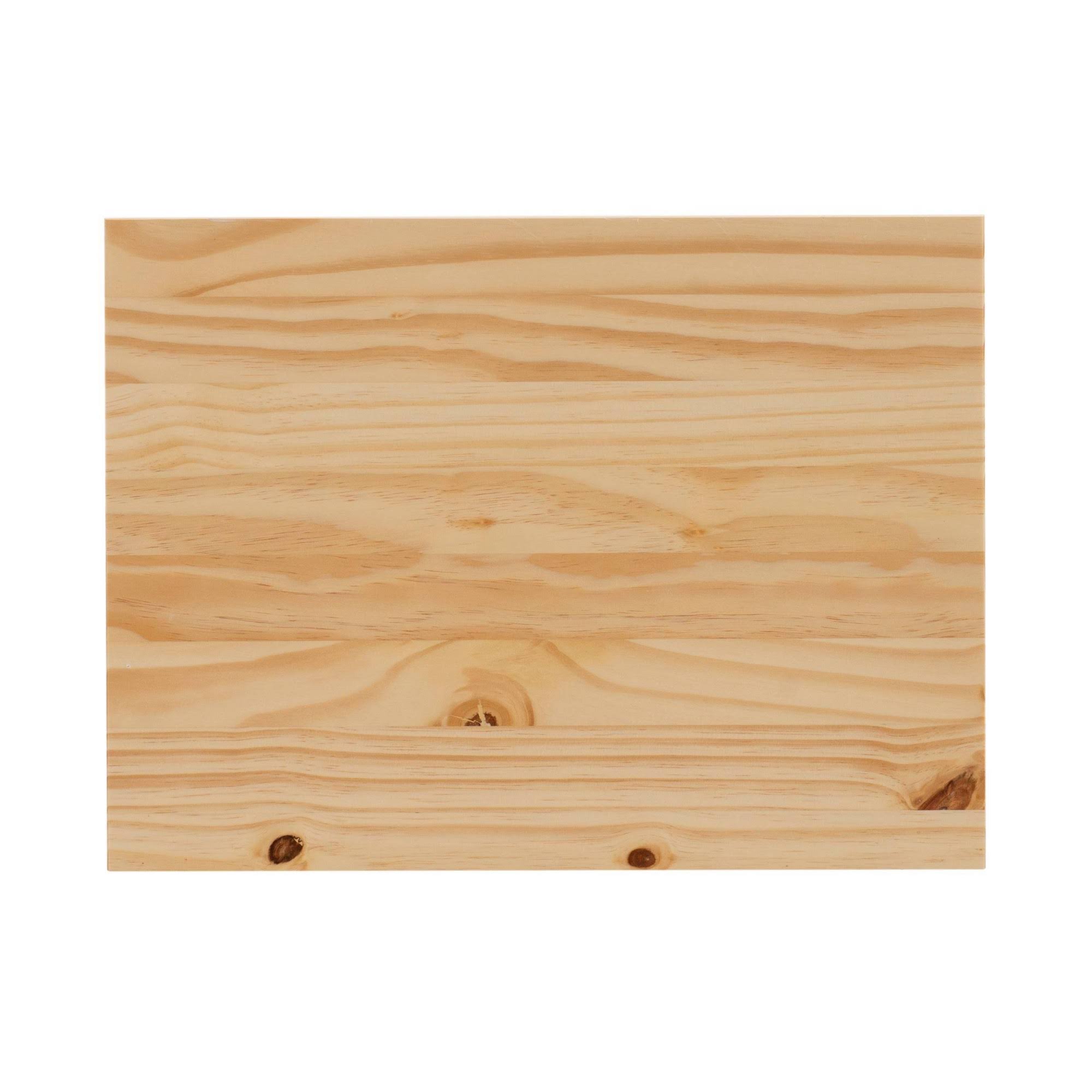 Natural Linon Six Drawer Wide Roll Cart H6579