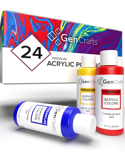 12 Colors 2 oz Acrylic Pouring Paint K891581