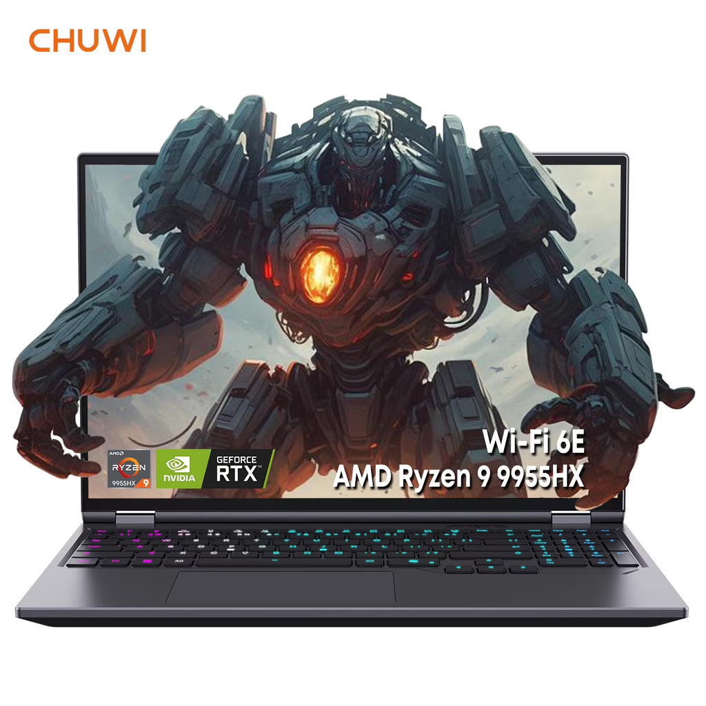 16" Gaming Laptop, AMD Ryzen 9 9955HX, RTX-5070Ti, 32GB DDR5, 1TB Gen4, Windows 11 Pro R321313