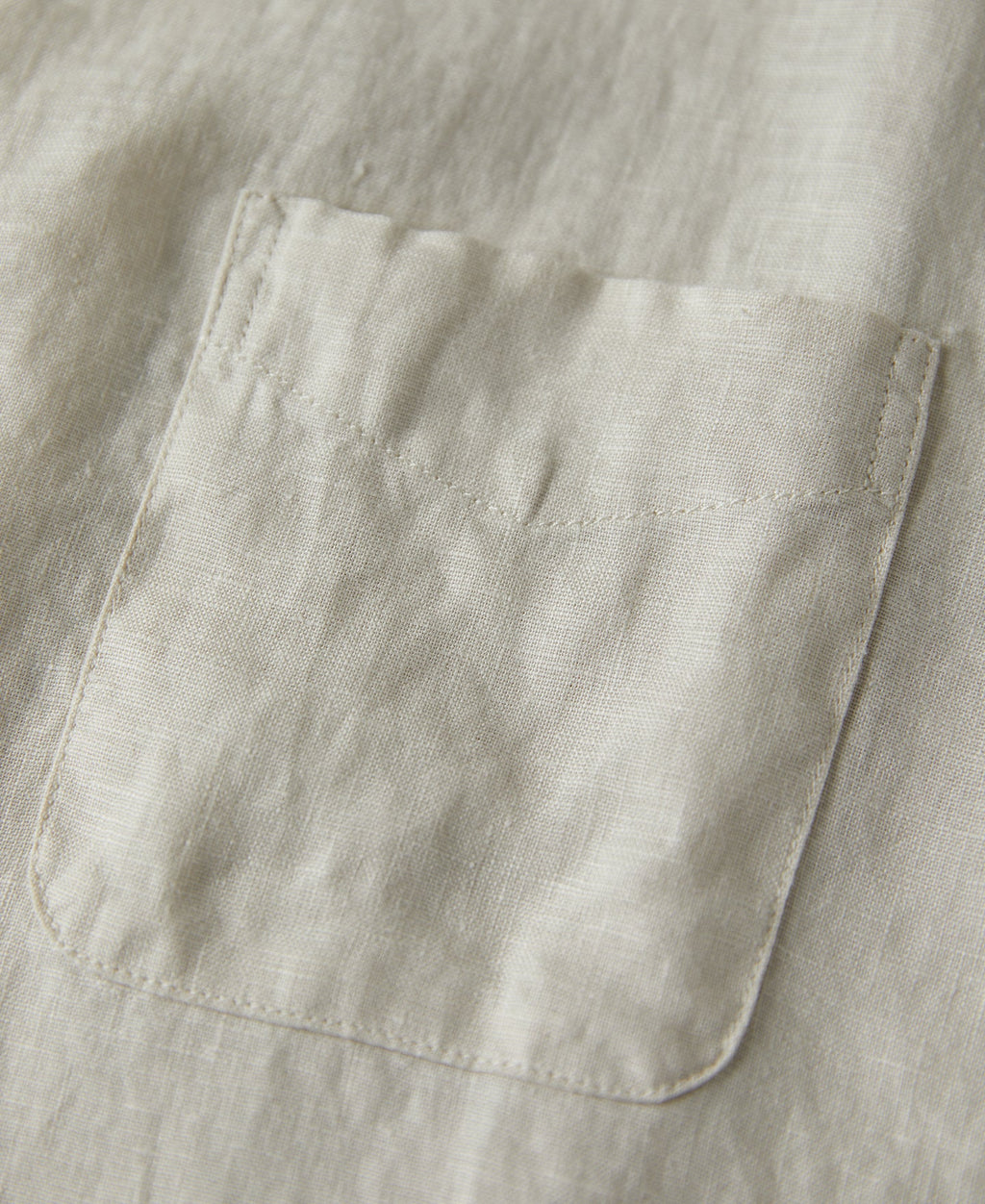 1950s Italian Collar Linen Shirt